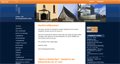 Desktop Screenshot of ev-kirche-erding.de